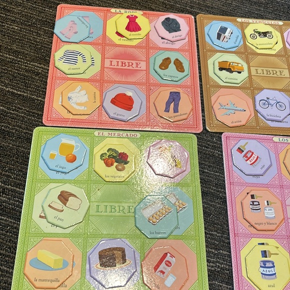 EEBOO Spanish Language Bingo 2-6 Players Ages 3+ Complete - Picture 8 of 9